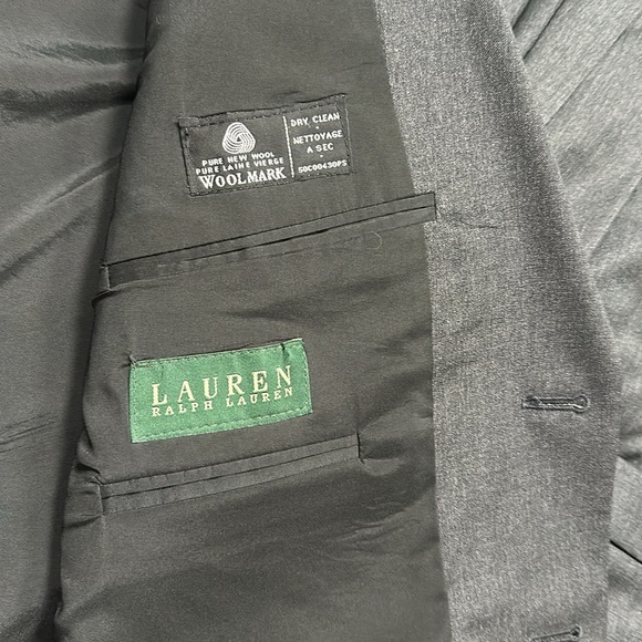 Ralph Lauren charcoal grey suit - Picture 2 of 4